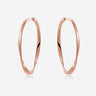 Pianegonda Oval hoop earrings - SCRIPTA - Brass