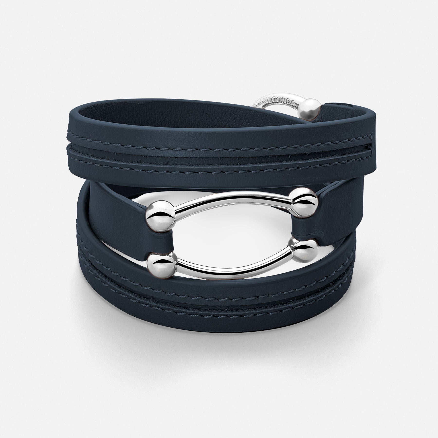 Pianegonda Triple wrap bracelet - ASSOLUTO - 925‰ Sterling silver