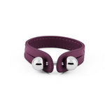 Pianegonda Plum violet leather bracelet - View 5