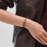 Pianegonda Brown leather bracelet - View 3