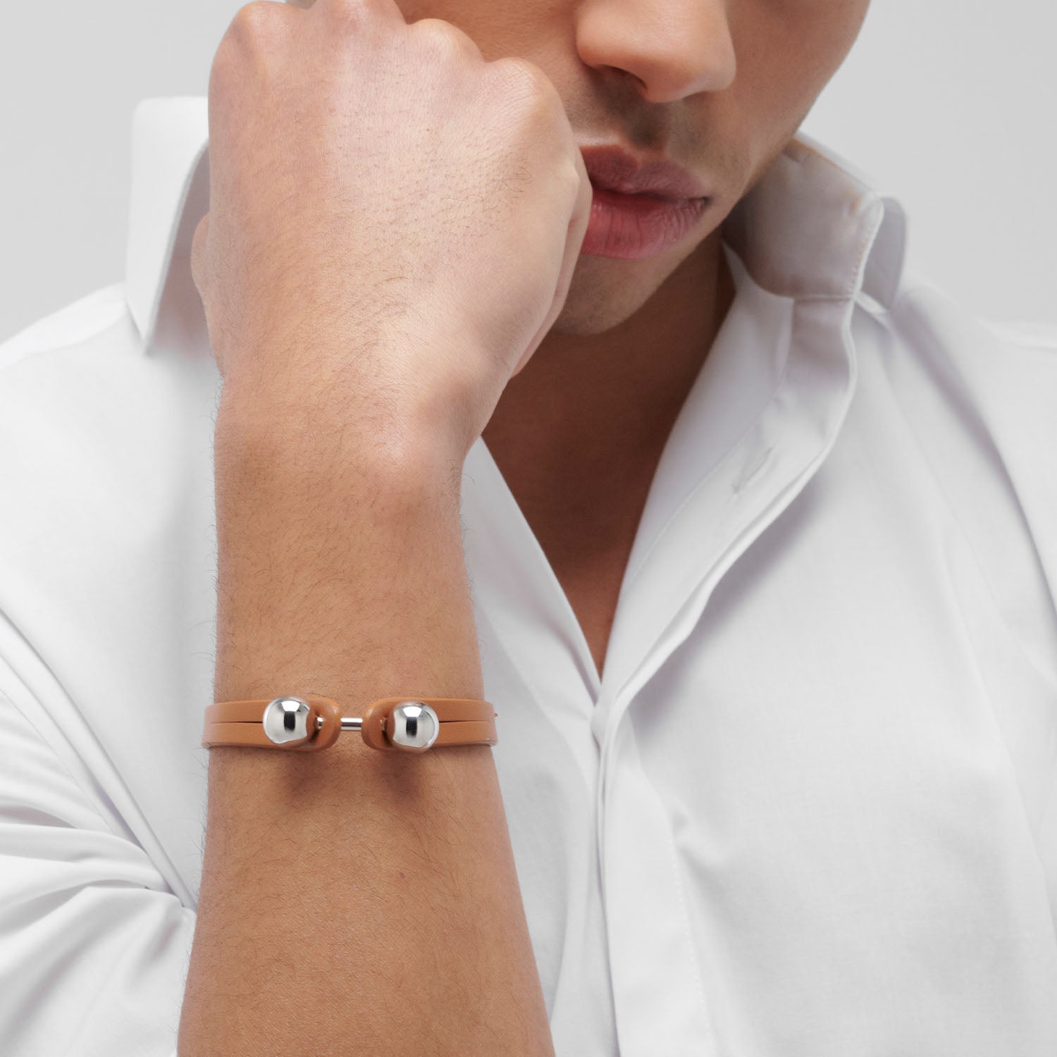 Pianegonda Brown leather bracelet - View 4