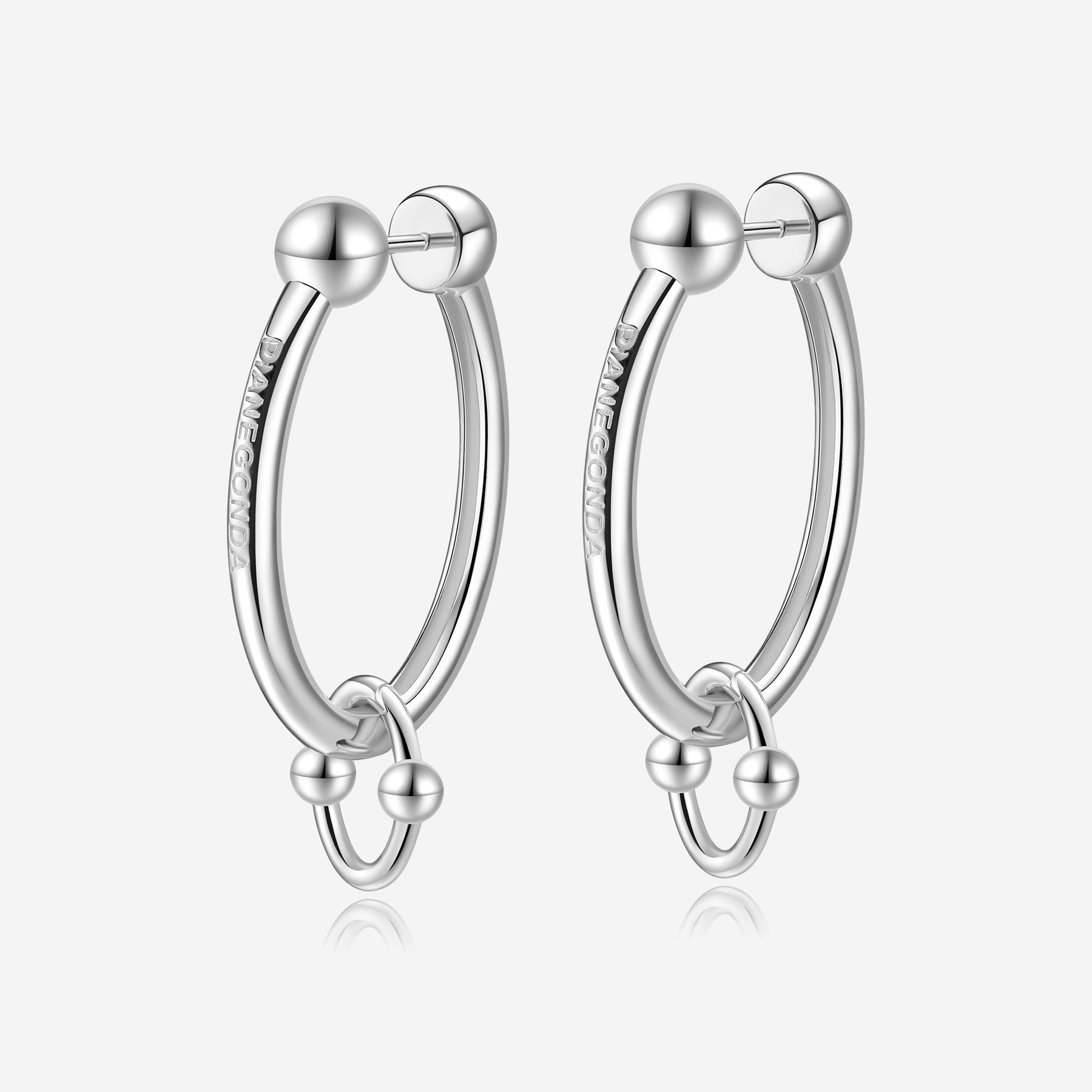 Pianegonda Hoop earrings - ASSOLUTO - 925‰ Sterling silver