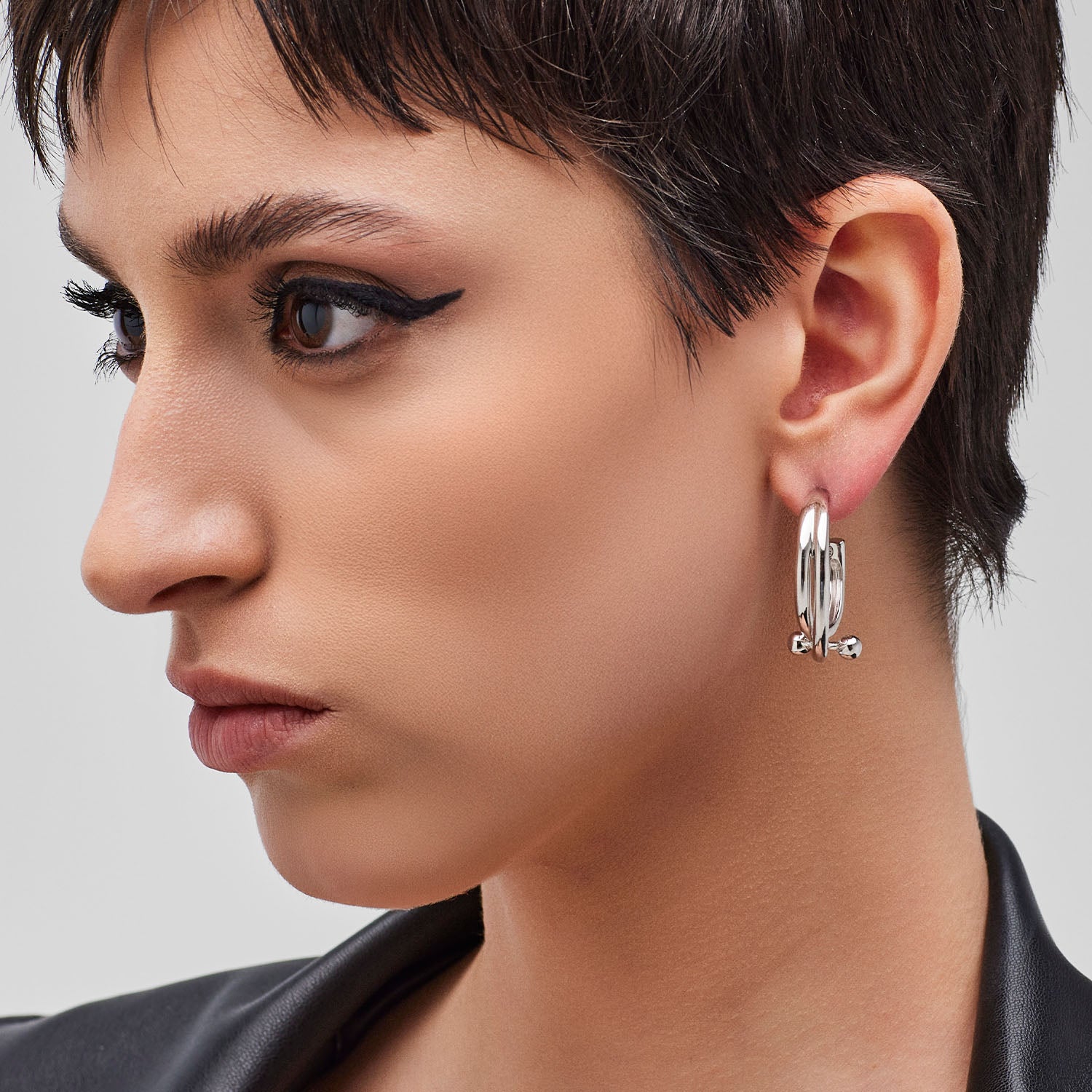 Pianegonda Double hoop earrings - View 3