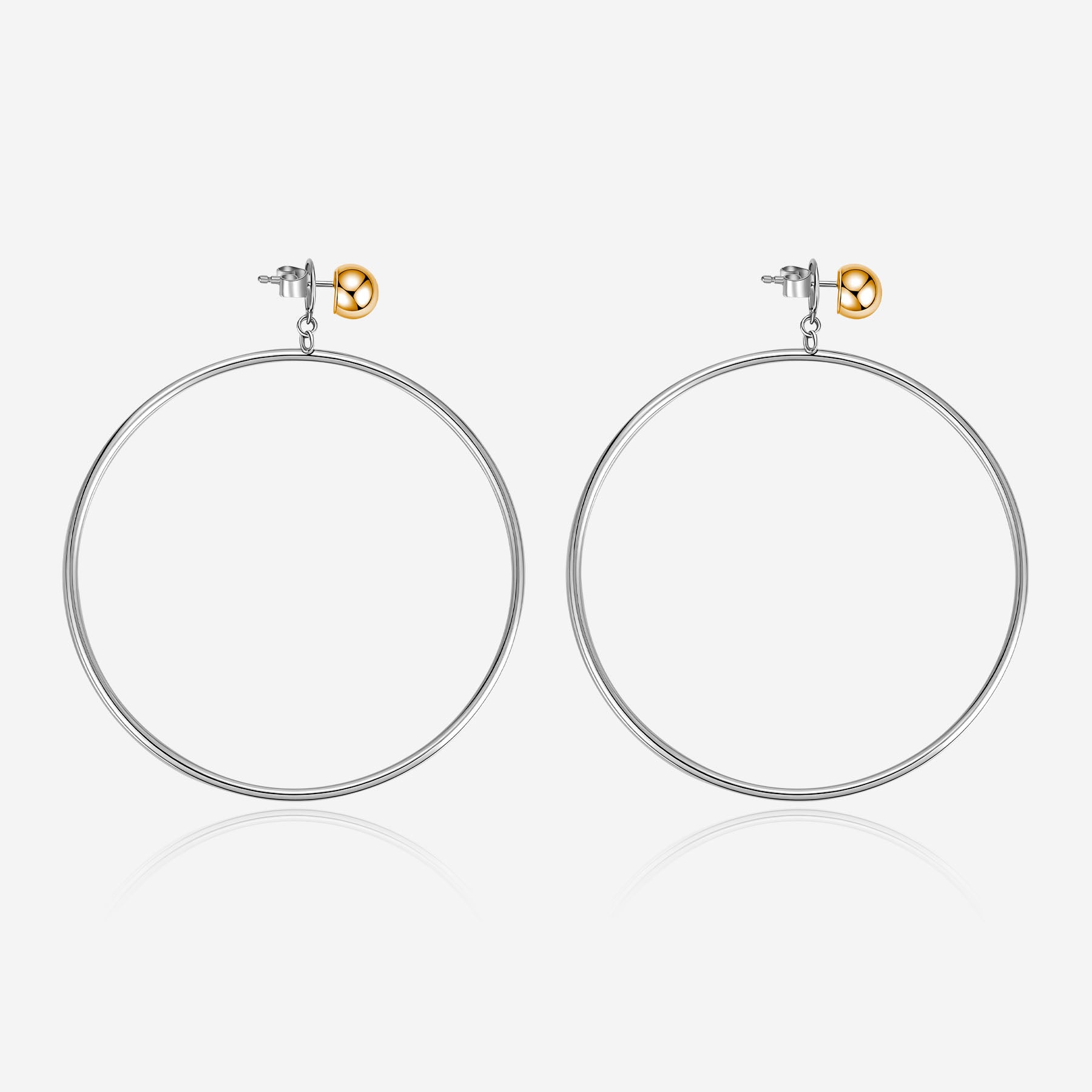 Pianegonda Large hoop earrings - View 2