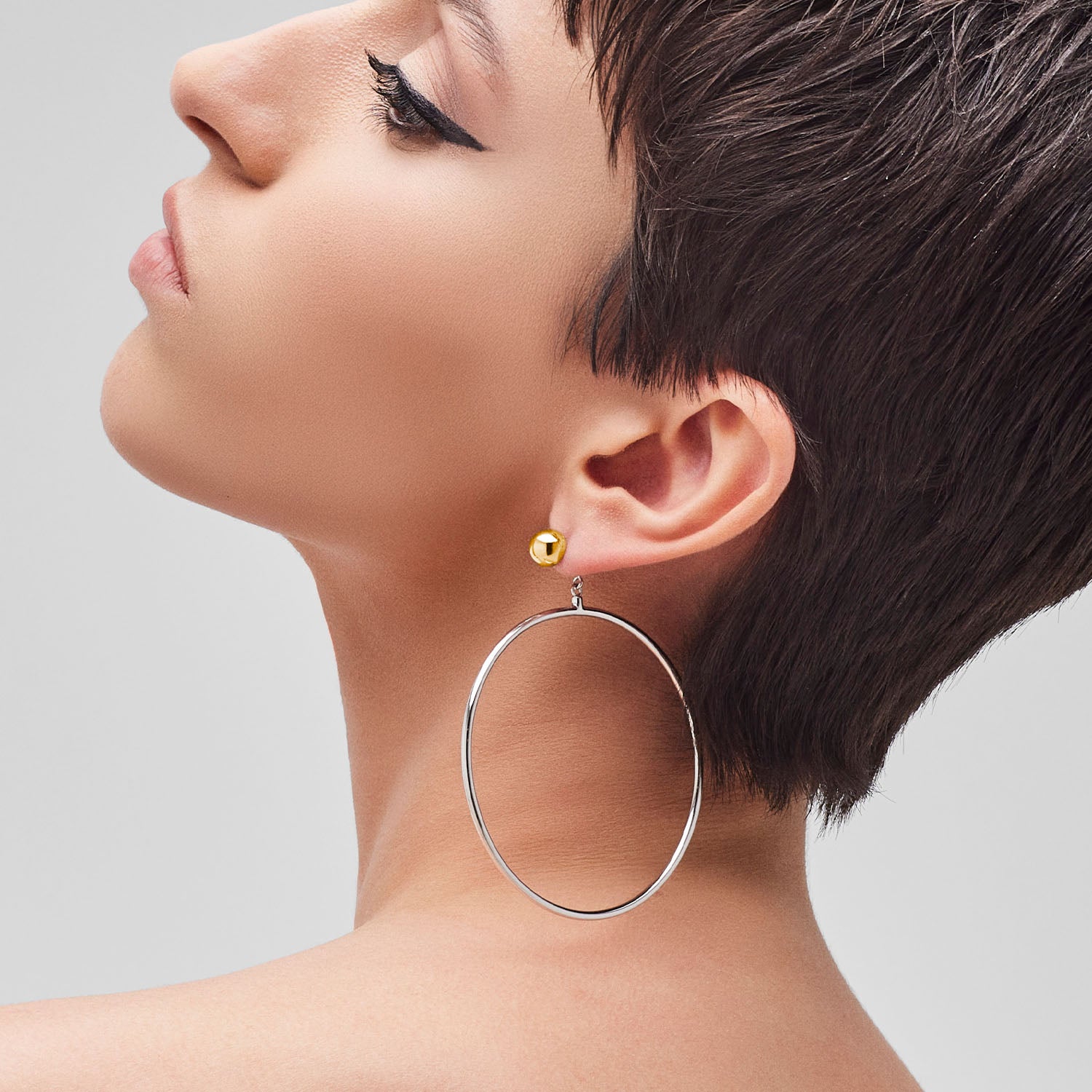 Pianegonda Large hoop earrings - View 3