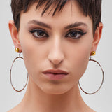Pianegonda Large hoop earrings - View 4