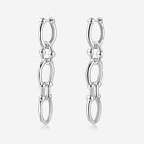 Pianegonda Long chain earrings - ASSOLUTO - 925‰ Sterling silver