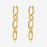 Pianegonda Long chain earrings - ASSOLUTO - 925‰ Sterling silver, 18 kt Gold Plating