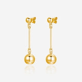 Pianegonda Long earrings - ASSOLUTO - 925‰ Sterling silver, 18 kt Gold Plating