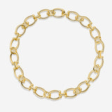 Pianegonda Short chain necklace - ASSOLUTO - 925‰ Sterling silver, 18 kt Gold Plating