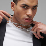 Pianegonda Long woven chain necklace - View 6