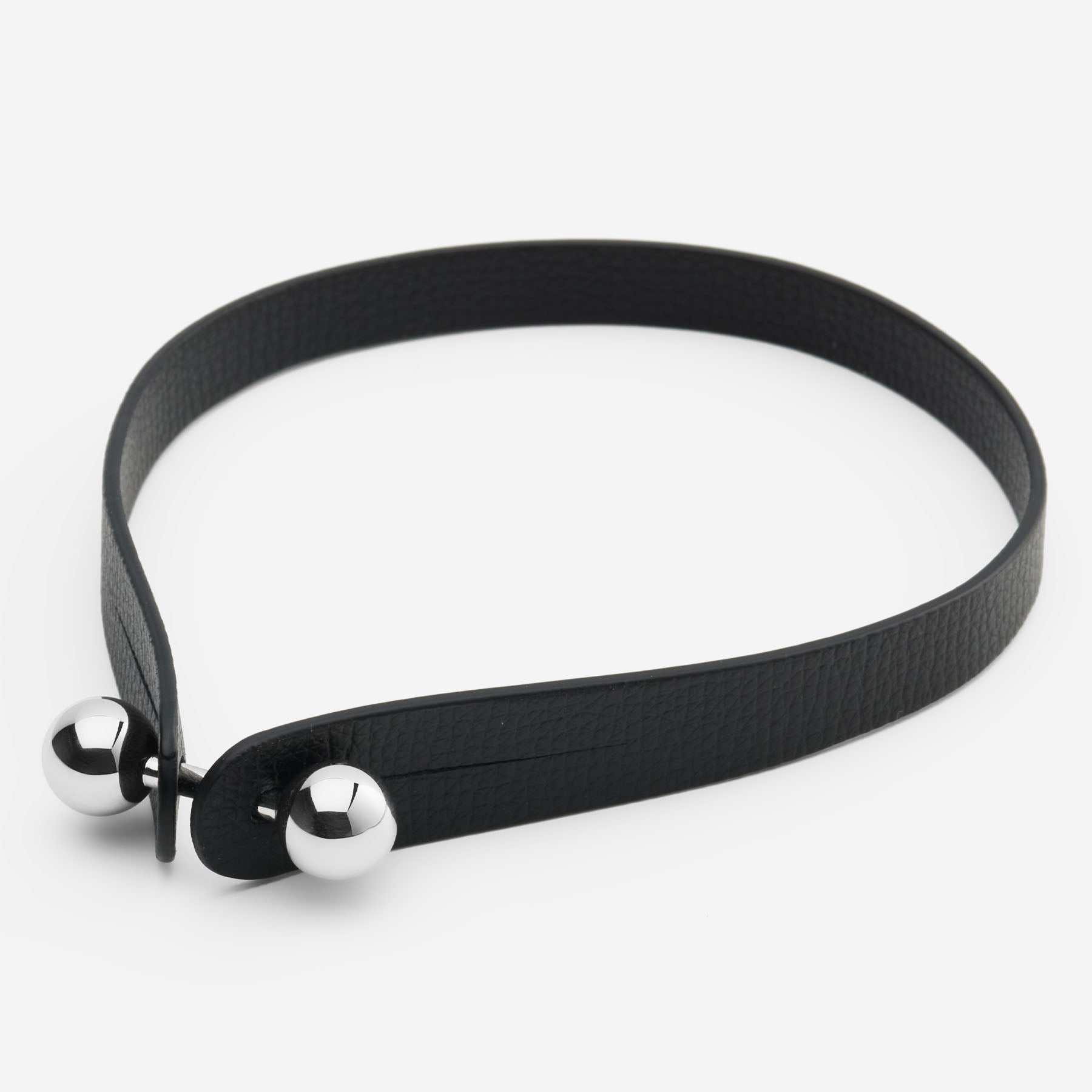 Pianegonda Black leather choker - View 2