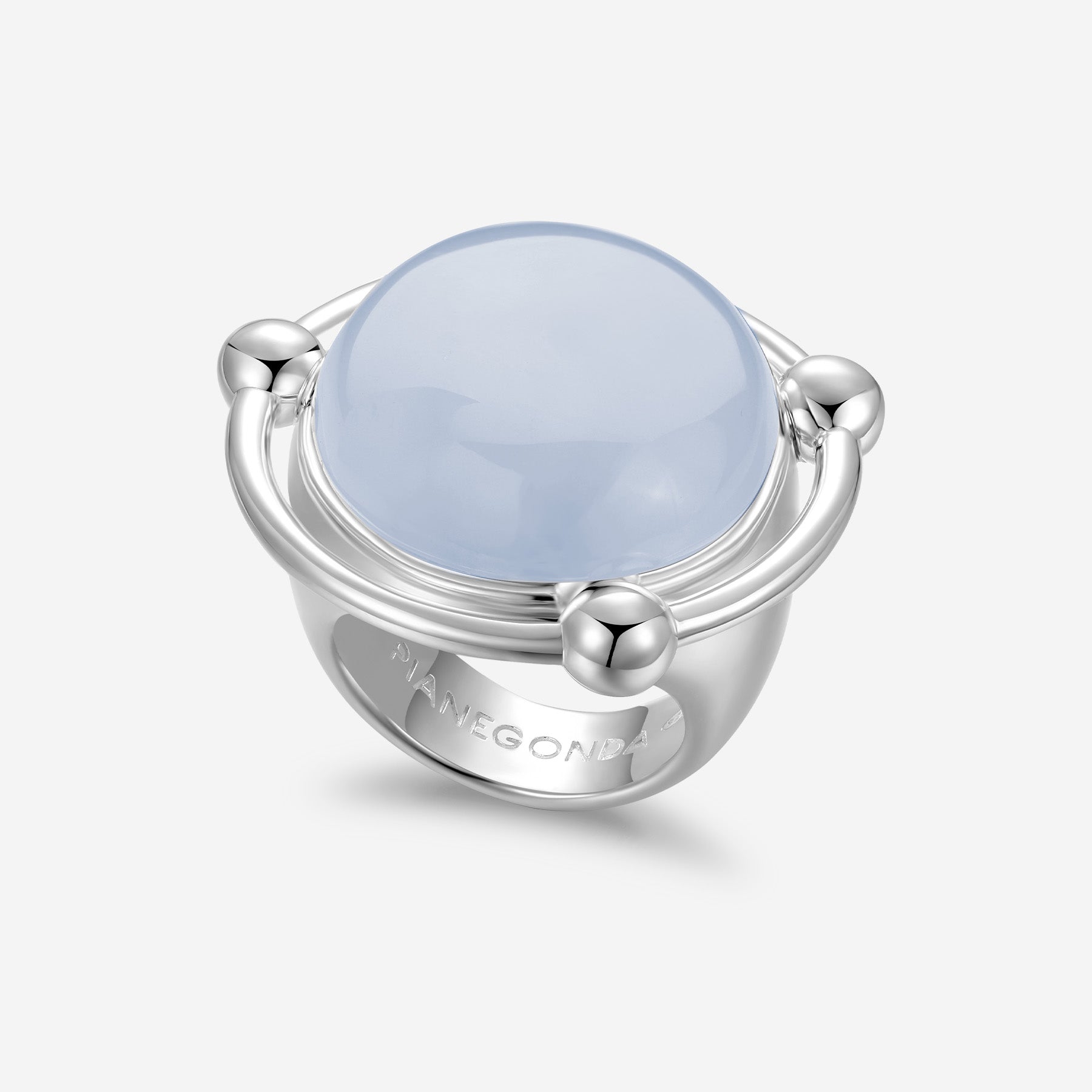 Pianegonda Ring with Courage symobol - ASSOLUTO - 925‰ Sterling silver