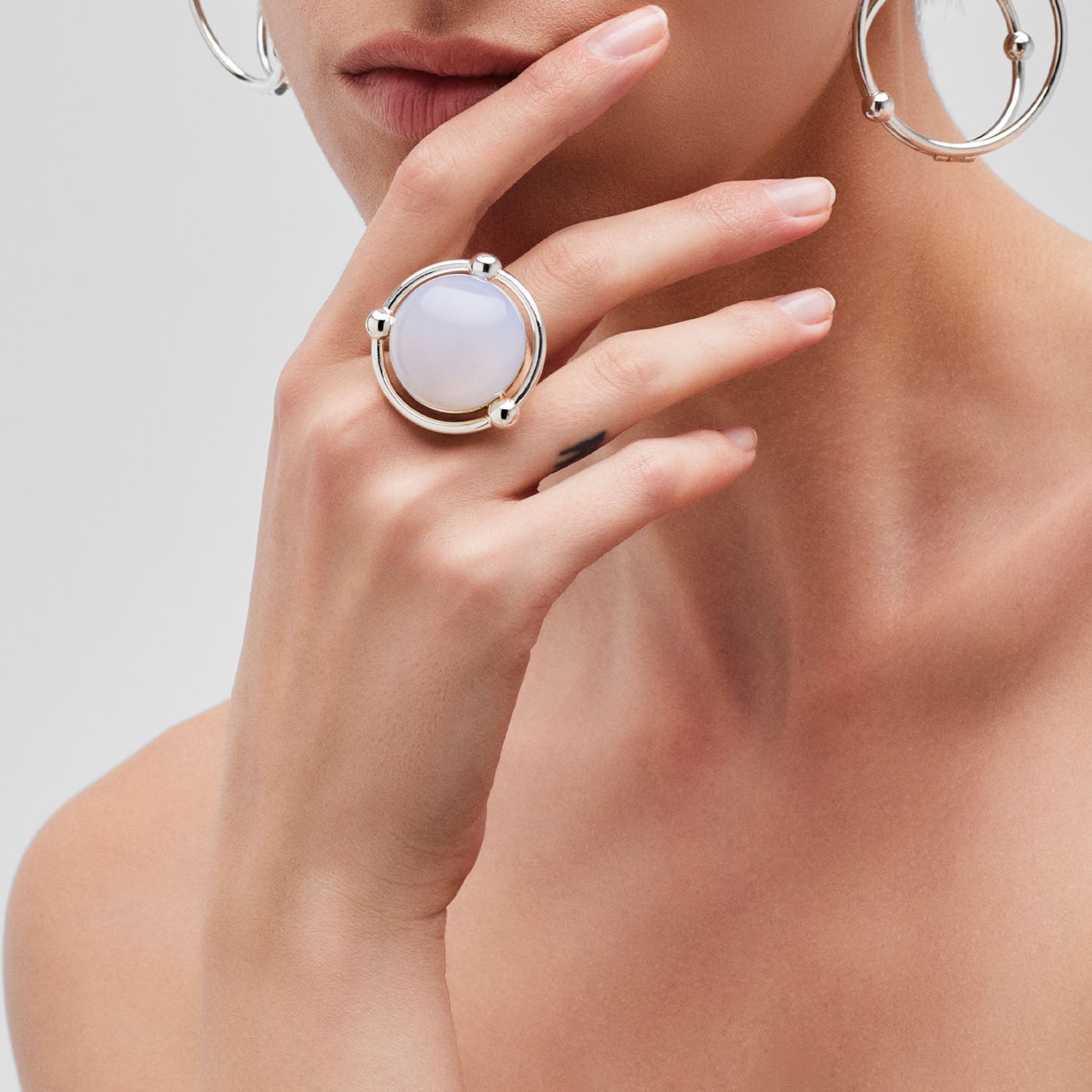 Pianegonda Ring with Courage symobol - View 4