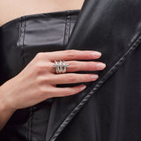 Pianegonda Multi-band ring - View 4