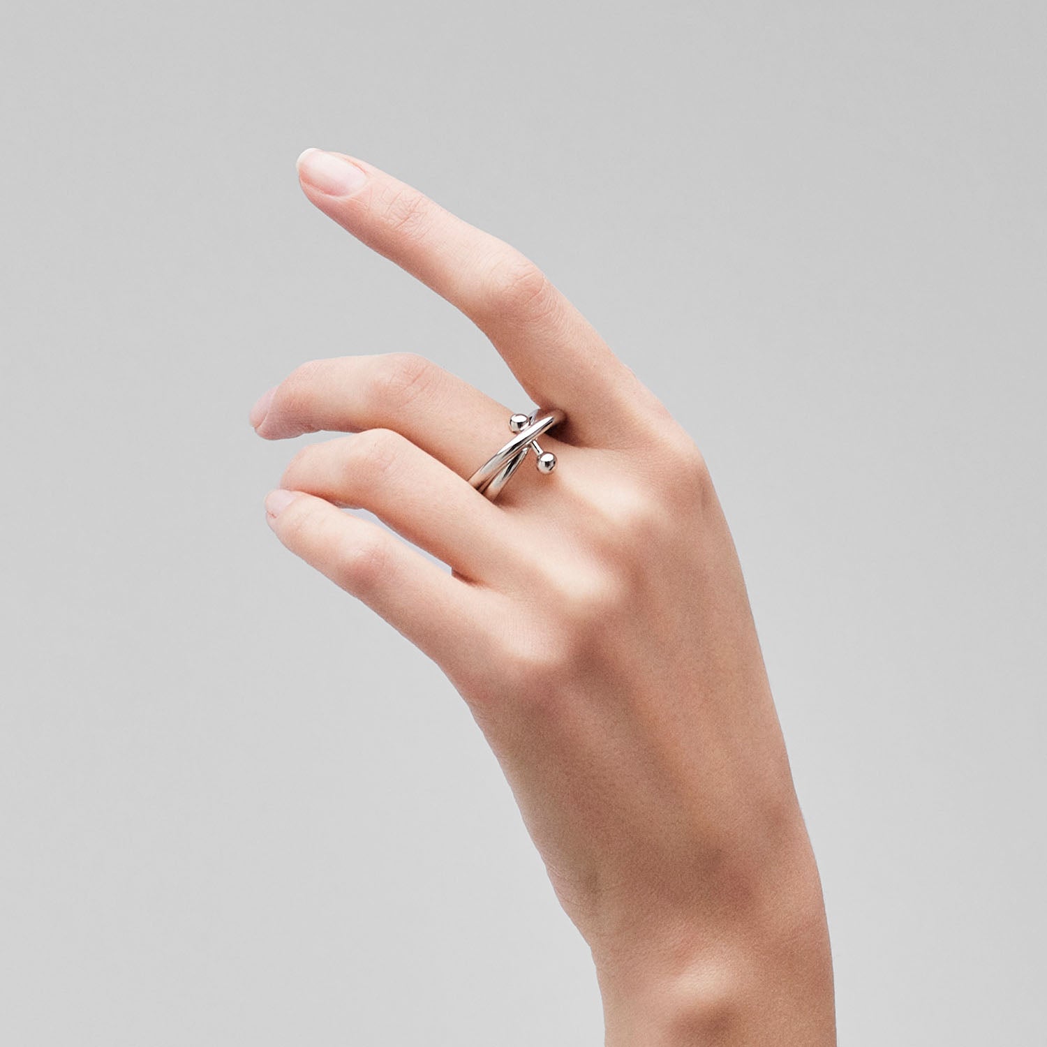 Pianegonda Double band ring - View 3