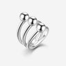 Pianegonda Triple sphere ring - ASSOLUTO - 925‰ Sterling silver