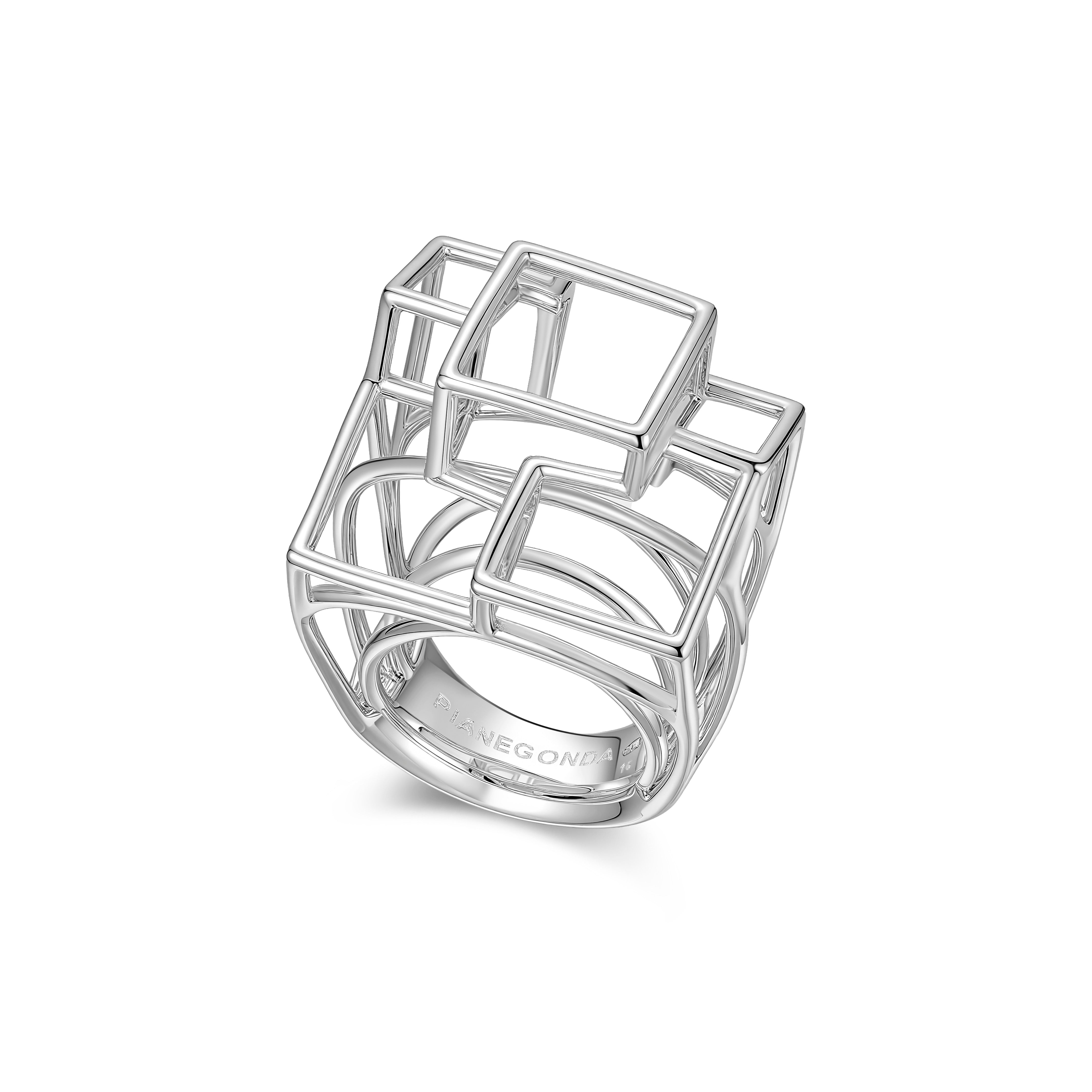 Pianegonda Geometric ring - View 5