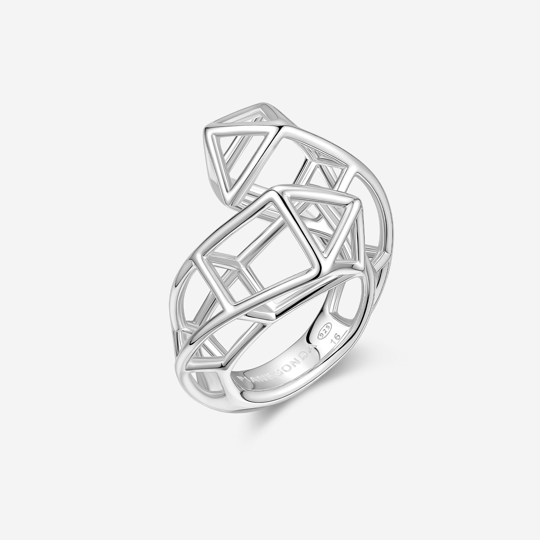 Pianegonda Contrariè ring - KOSMOS - 925‰ Sterling silver